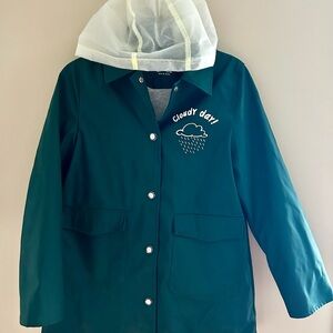 Zara Kids Dark Green Raincoat